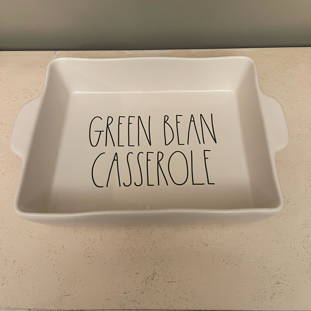 Rae Dunn Green Bean Casserole Dish